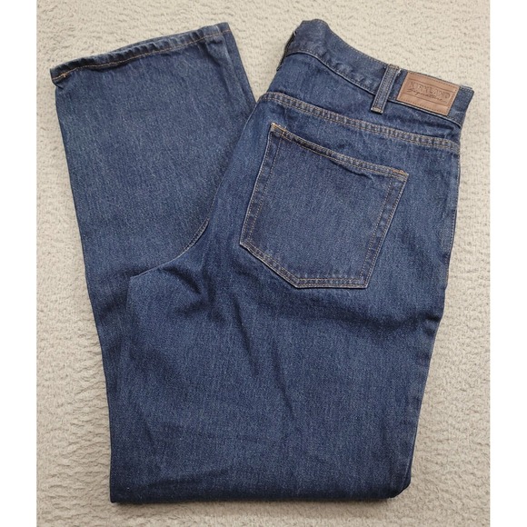 Kirkland Signature Men's 38x32 (38x31.5) Jeans Denim Dark Wash Straight Leg - Picture 1 of 11